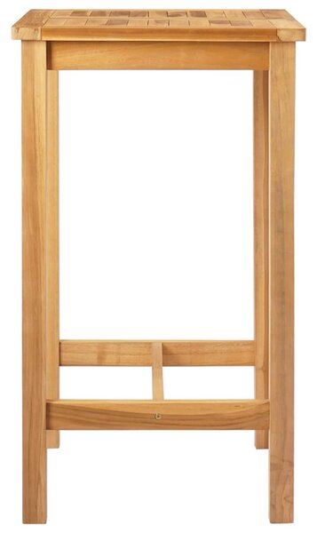 Bárasztal Természetes 60 x 60 x 105 cm Szilárd Teak