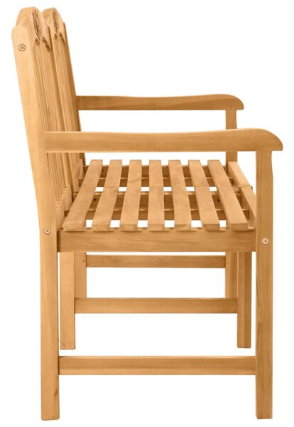 VidaXL Kézműves Rózsabank Természetes 179,5 x 61 x 90 cm Tömör Teakfa