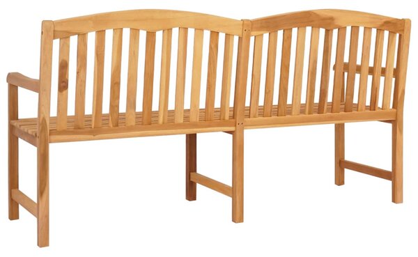 VidaXL Kézműves Rózsabank Természetes 150 x 60 x 90 cm Tömör Teakfa