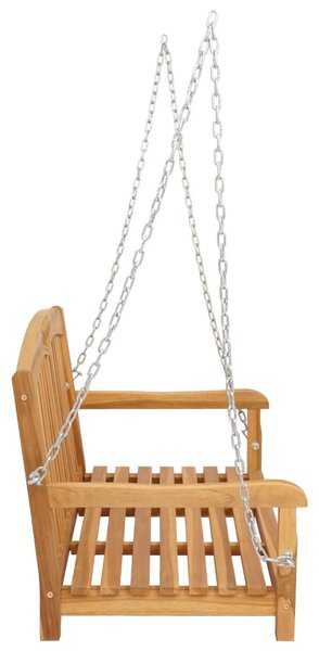 VidaXL Hinta Pad Természetes 114 x 61 x 61,5 cm Tömör Teakfa