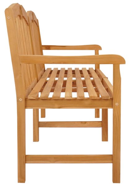 VidaXL Kézműves Rózsabank Természetes 180,5 x 60 x 96 cm Tömör Teakfa