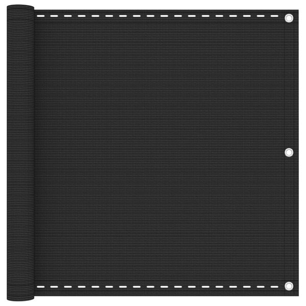 Antracitszürke HDPE erkélyparaván 90 x 300 cm