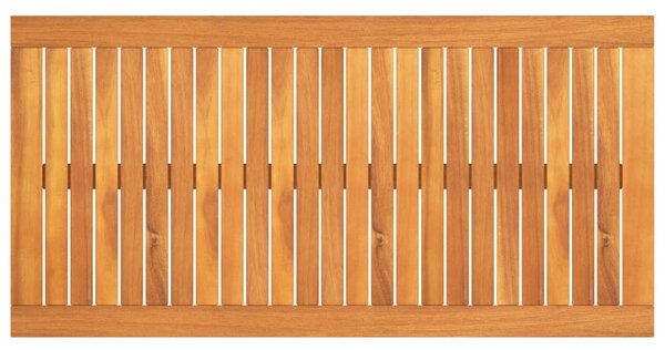 Tömör akácfa dohányzóasztal 100 x 50 x 33 cm