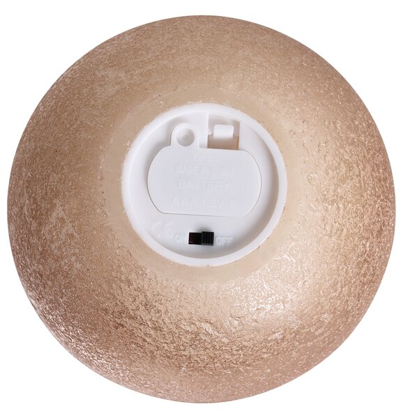 Háromdarabos LED gyertya AMBROSIA 11 cm Arany