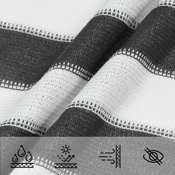 VidaXL Napernyő Vászon 2,5 x 2,5 x 3,5 m HDPE