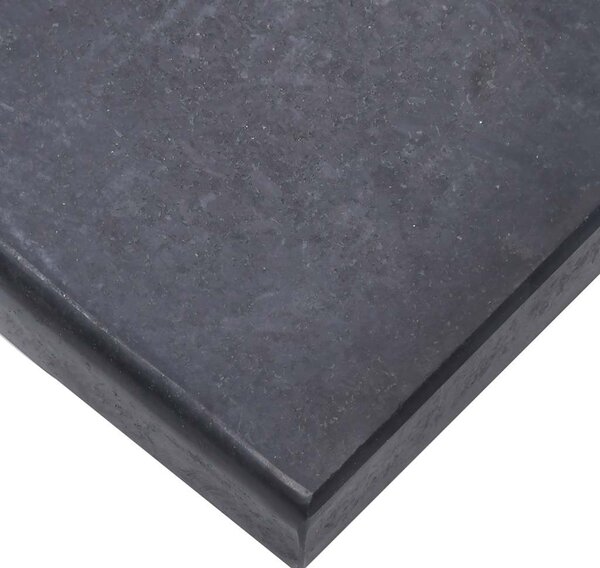 Fekete gránit napernyőtalp 40 x 28 x 4 cm