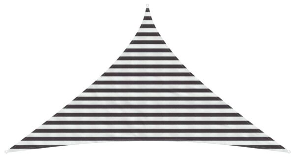 VidaXL Napernyő Vászon Antracit és Fehér 3 x 3 x 4,2 m HDPE