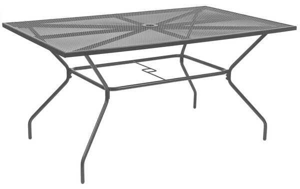 Melfi fém mesh kerti asztal 150x90x75 cm