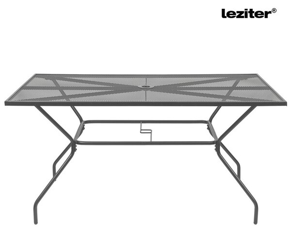Melfi fém mesh kerti asztal 150x90x75 cm