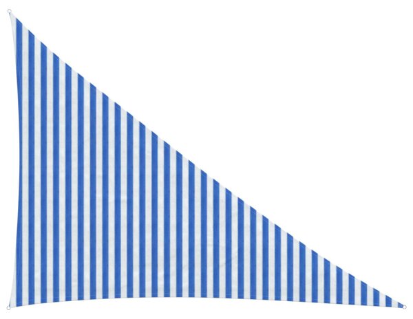 VidaXL Napernyő Vászon Kék és Fehér 3 x 4 x 5 m HDPE