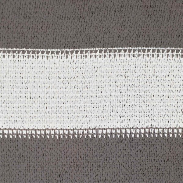 VidaXL Napernyő Vászon Világosszürke és fehér 2 x 2,5 m HDPE