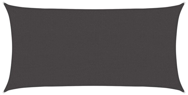 VidaXL Napernyő Vászon Antracitszürke 2 x 6 m HDPE