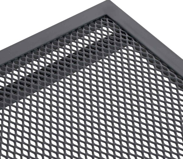 Húzható Mesh Étkezőasztal Antracitszürke 212 x 90 x 76 cm Acél