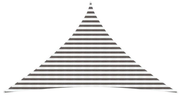 VidaXL Napernyő Vászon Világosszürke és fehér 3,5 x 3,5 x 4,9 m HDPE