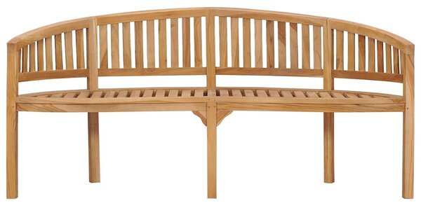 Tömör tíkfa banán alakú pad 180 cm