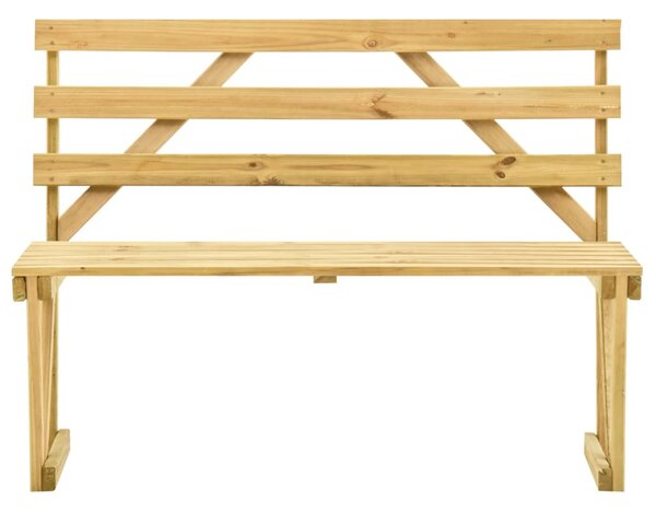 Impregnált fenyőfa kerti pad 120 cm
