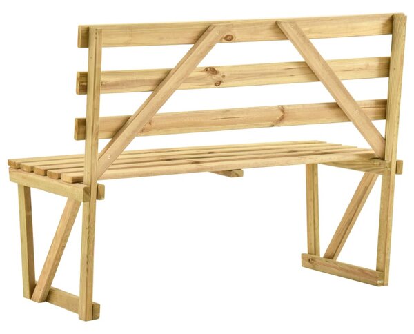 Impregnált fenyőfa kerti pad 120 cm