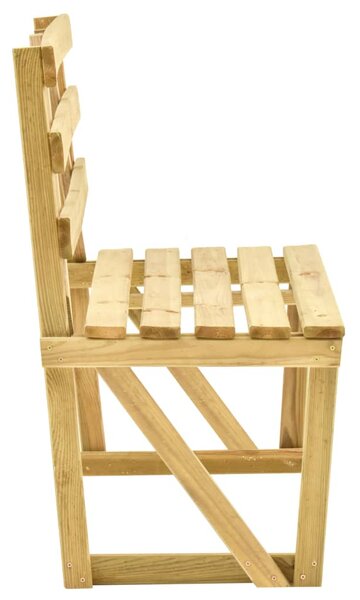 Impregnált fenyőfa kerti pad 120 cm
