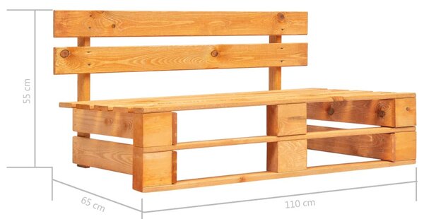 Mézbarna fa kerti raklappad