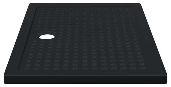 Zuhany Alap Tálca Dots-szal Fekete 120 x 80 x 4 cm ABS