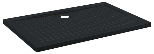 Zuhany Alap Tálca Dots-szal Fekete 120 x 80 x 4 cm ABS