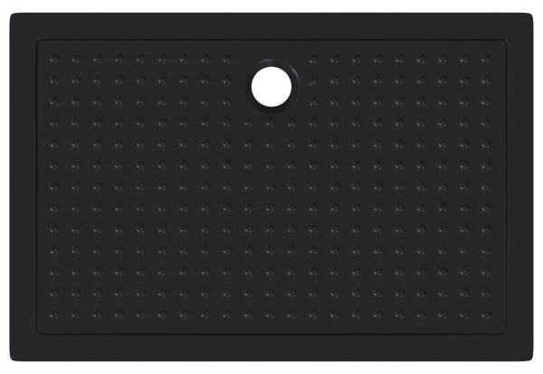 Zuhany Alap Tálca Dots-szal Fekete 120 x 80 x 4 cm ABS