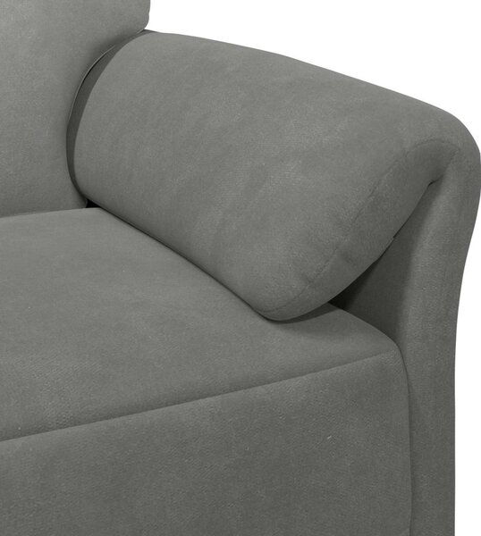 VidaXL Kétüléses Kanapé Sötétszürke 158 x 83 x 95 cm Bársony