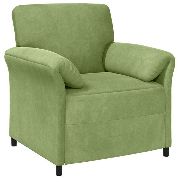 VidaXL 1 személyes kanapé Világos zöld 88 x 83 x 95 cm Bársony
