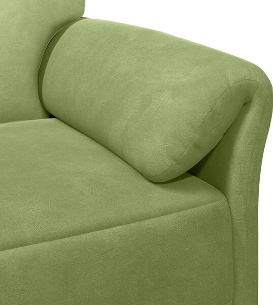 VidaXL 1 személyes kanapé Világos zöld 88 x 83 x 95 cm Bársony