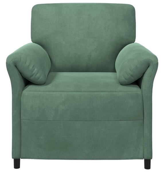 VidaXL 1 személyes kanapé Tengeri Zöld 88 x 83 x 95 cm Bársony