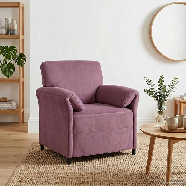 VidaXL 1 személyes kanapé Lila 88 x 83 x 95 cm Bársony