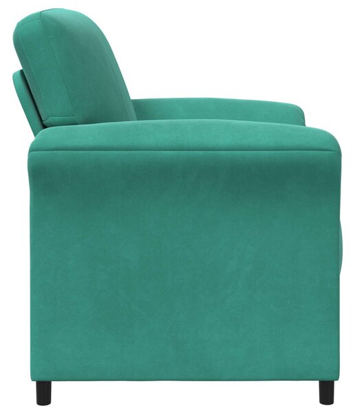 VidaXL 1 személyes kanapé Türkiz 88 x 83 x 95 cm Bársony