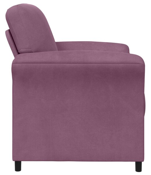 VidaXL 1 személyes kanapé Lila 88 x 83 x 95 cm Bársony