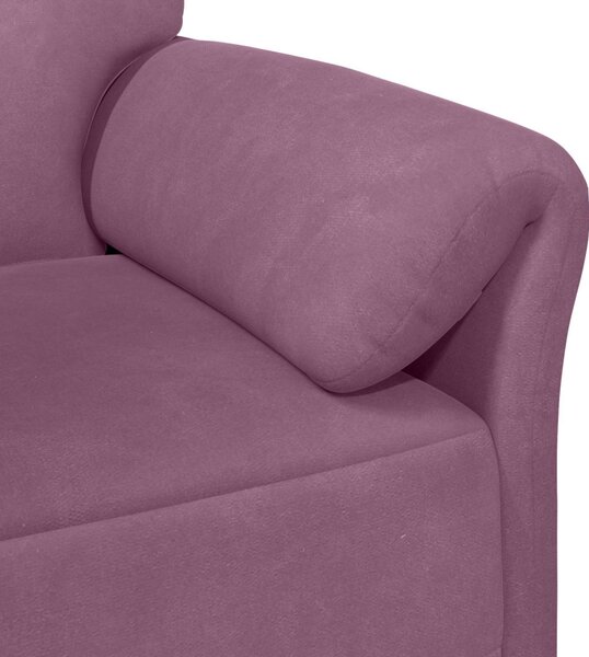 VidaXL Kétüléses Kanapé Lila 158 x 83 x 95 cm Bársony