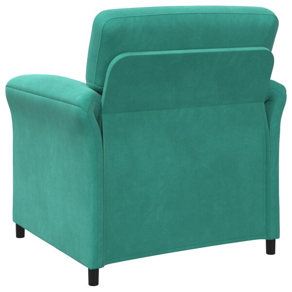 VidaXL 1 személyes kanapé Türkiz 88 x 83 x 95 cm Bársony