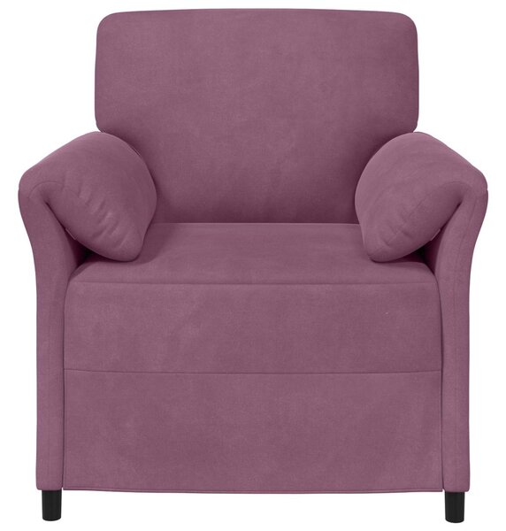 VidaXL 1 személyes kanapé Lila 88 x 83 x 95 cm Bársony