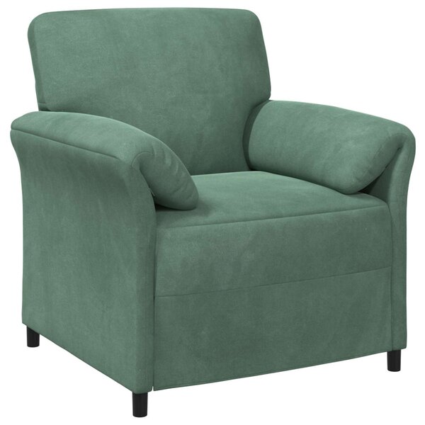 VidaXL 1 személyes kanapé Tengeri Zöld 88 x 83 x 95 cm Bársony