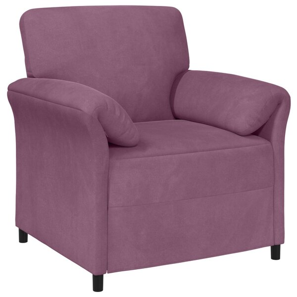 VidaXL 1 személyes kanapé Lila 88 x 83 x 95 cm Bársony