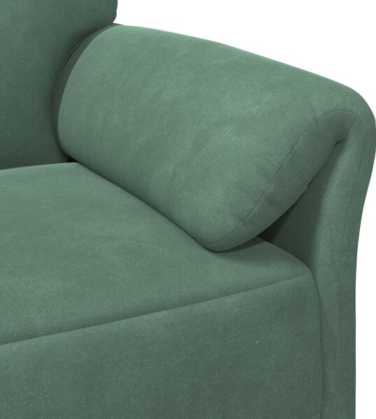 VidaXL 1 személyes kanapé Tengeri Zöld 88 x 83 x 95 cm Bársony