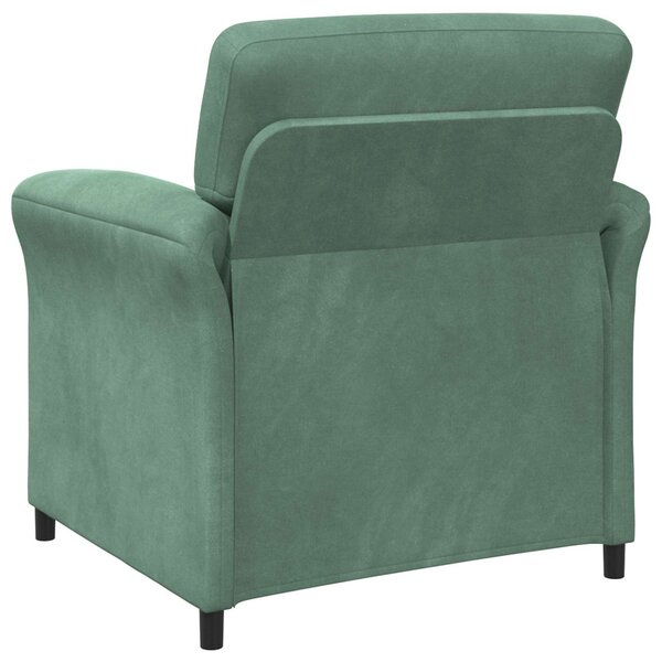 VidaXL 1 személyes kanapé Tengeri Zöld 88 x 83 x 95 cm Bársony