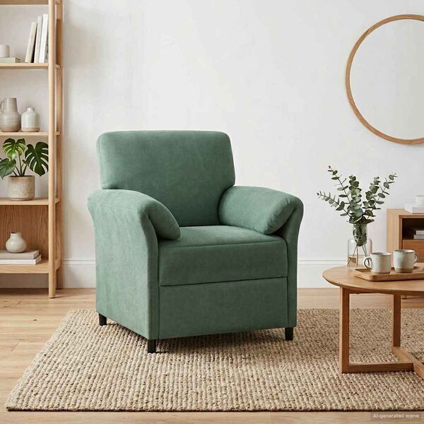 VidaXL 1 személyes kanapé Tengeri Zöld 88 x 83 x 95 cm Bársony