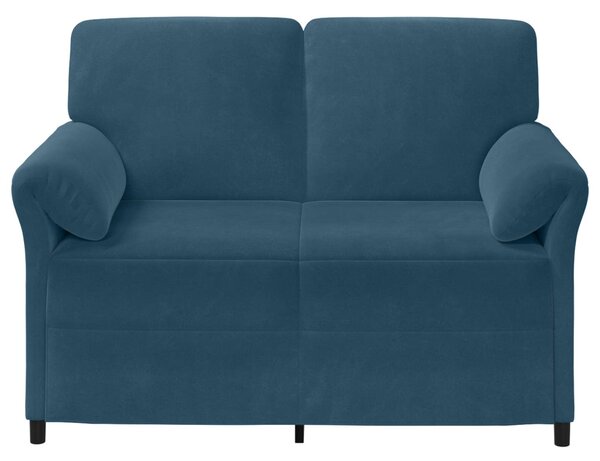 VidaXL Kétüléses Kanapé Kék 138 x 83 x 95 cm Bársony