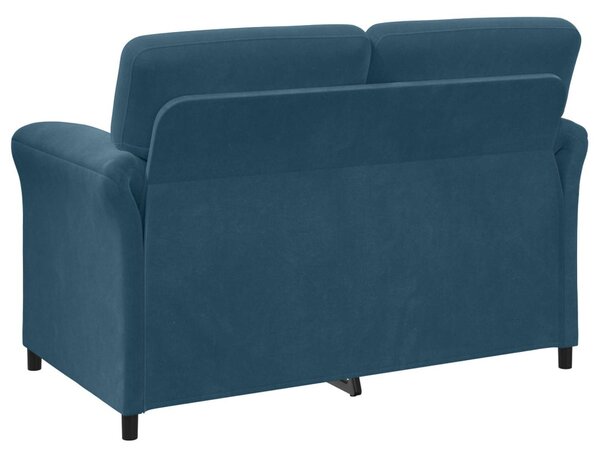 VidaXL Kétüléses Kanapé Kék 138 x 83 x 95 cm Bársony
