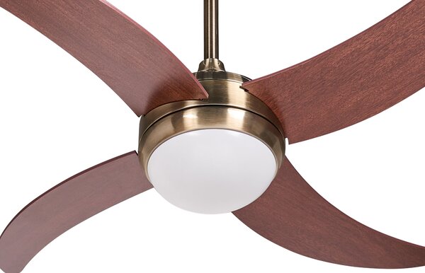 Mennyezeti ventilátor világítással CHACANA Távirányítóval LED Bronz