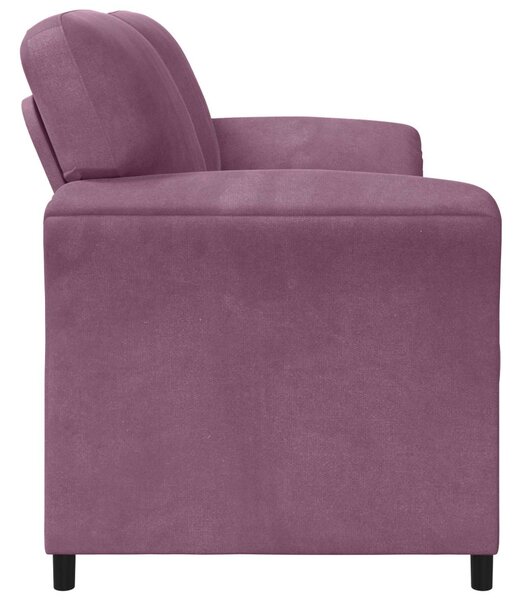 VidaXL Kétüléses Kanapé Lila 158 x 83 x 95 cm Bársony