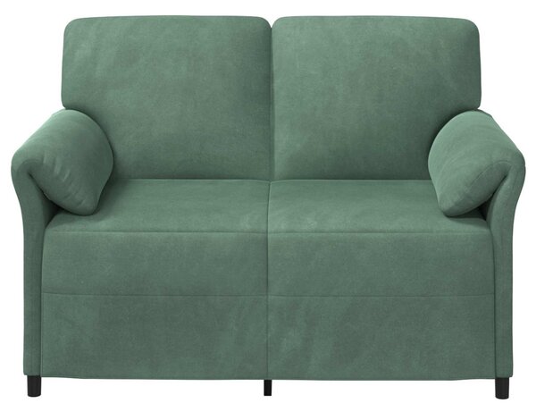 VidaXL Kétüléses Kanapé Tengeri Zöld 138 x 83 x 95 cm Bársony