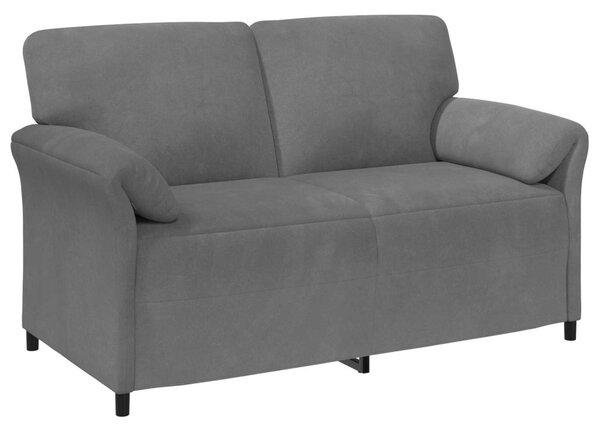 VidaXL Kétüléses Kanapé Sötétszürke 158 x 83 x 95 cm Bársony