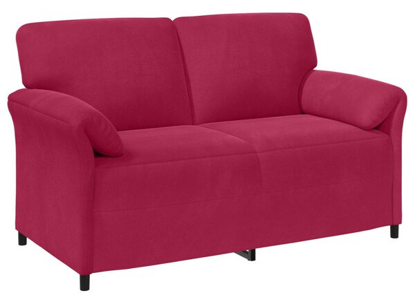 VidaXL Kétüléses Kanapé Bordó 158 x 83 x 95 cm Bársony