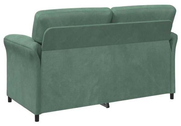 VidaXL Kétüléses Kanapé Tengeri Zöld 158 x 83 x 95 cm Bársony