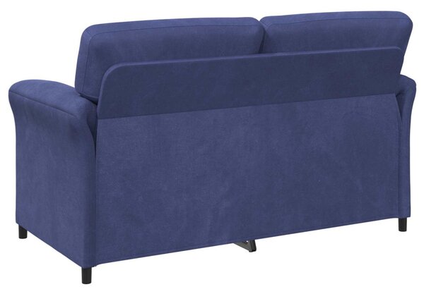 VidaXL Kétüléses Kanapé Rendőrségi kék 158 x 83 x 95 cm Bársony